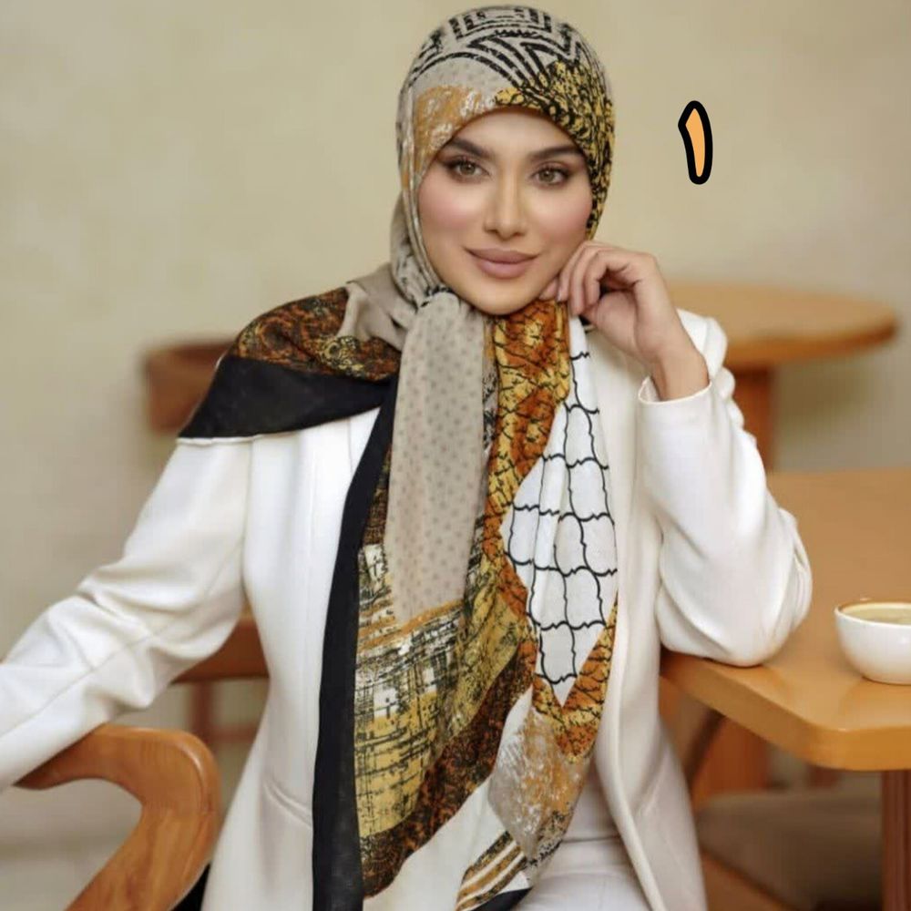مشخصات روسری گارزا ژاکارد