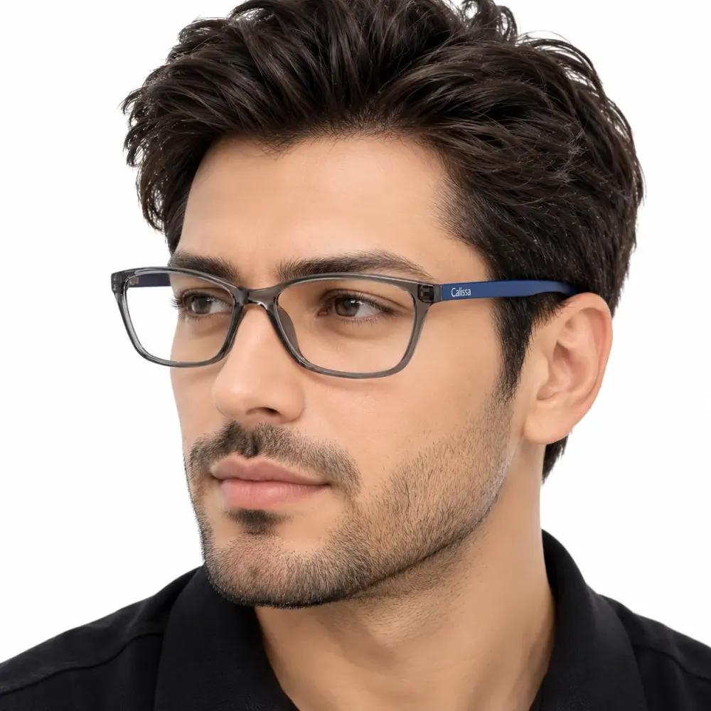 فروش اینترنتی عینک طبی مطالعه کالیسا مدل CA0011 C4007 خاکستری آبی