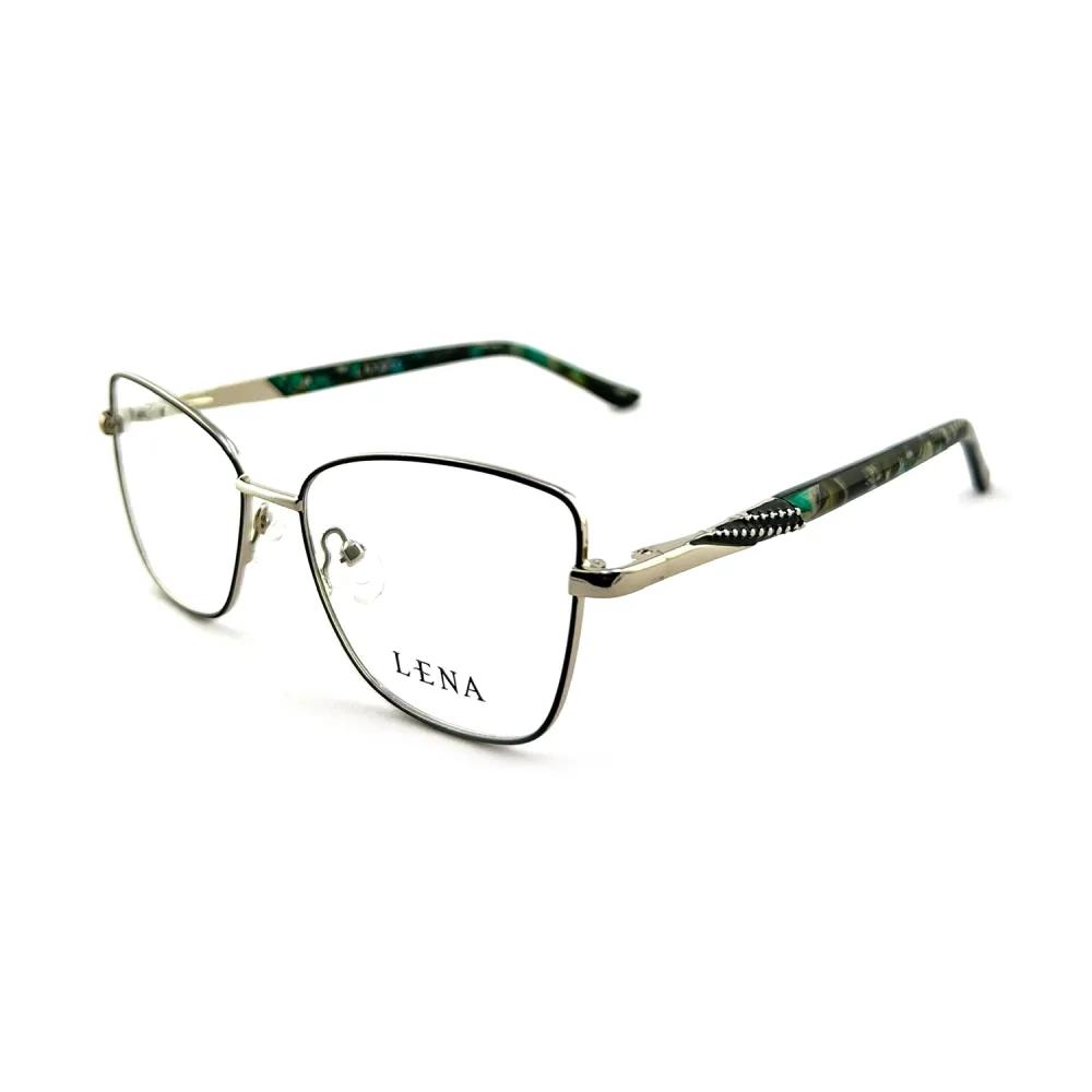 خرید انلاین عینک طبی لنا مدل LE964 C01 مشکی نقره ای