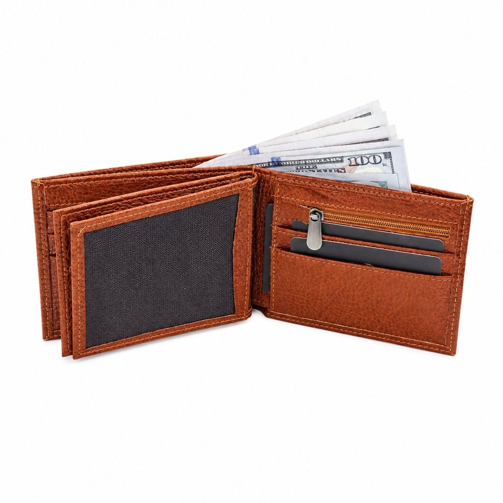 مشخصات کیف پول چرم طبیعی مدل الگانس