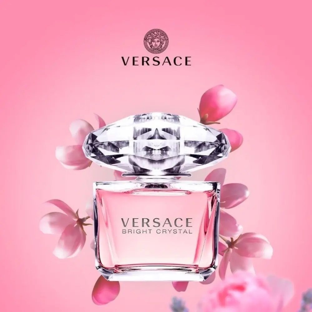 خرید آنلاین تستر ادکلن ورساچه صورتی برایت کریستال | Versace Bright Crystal