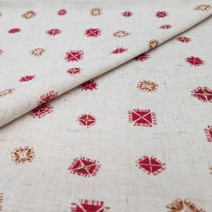 پارچه لینن طرحدار